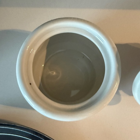 Fish Eddy NYC Cawfee Shuguh Creamuh Ceramic Coffee Set Rare - Picture 10 of 12